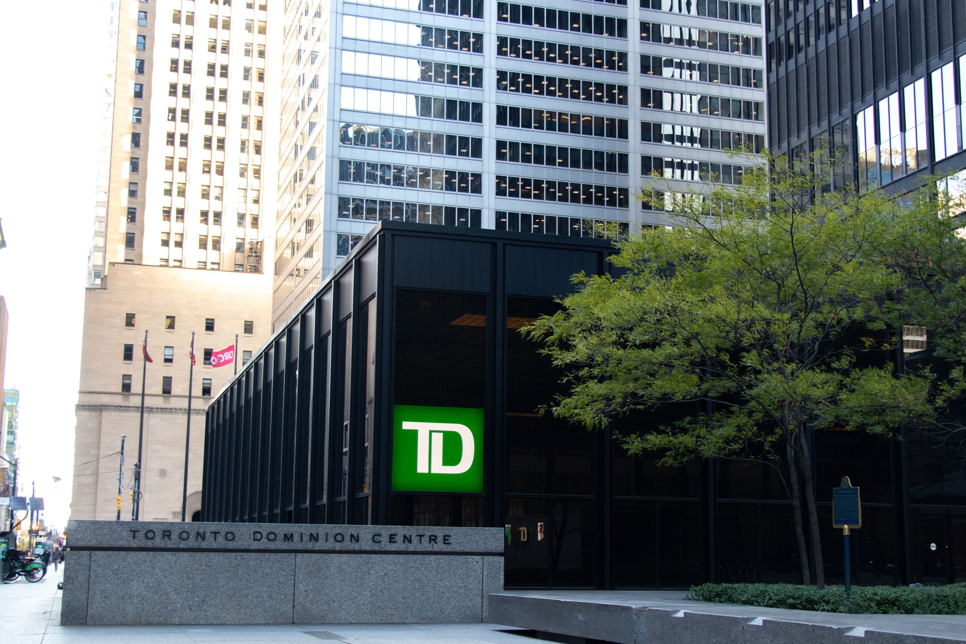 The base of the TD Bank Group headquarters in Toronto.